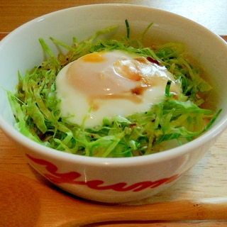 レンジで簡単！目玉焼き丼☆